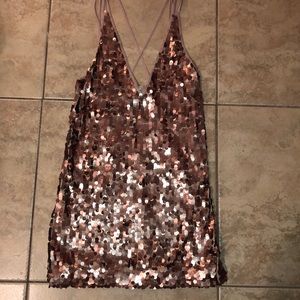 UO Sequence Rose’ Cocktail Dress